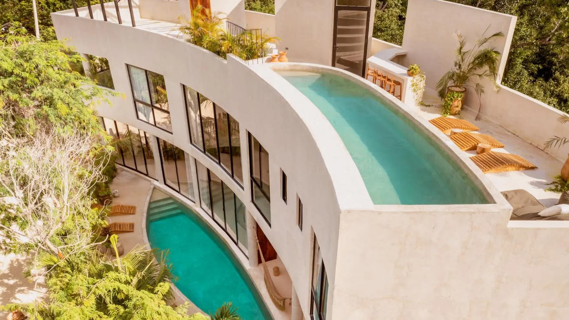 Majestic Jungle Villa With 2 Pools & Rooftop Bbq Tulum Mexico