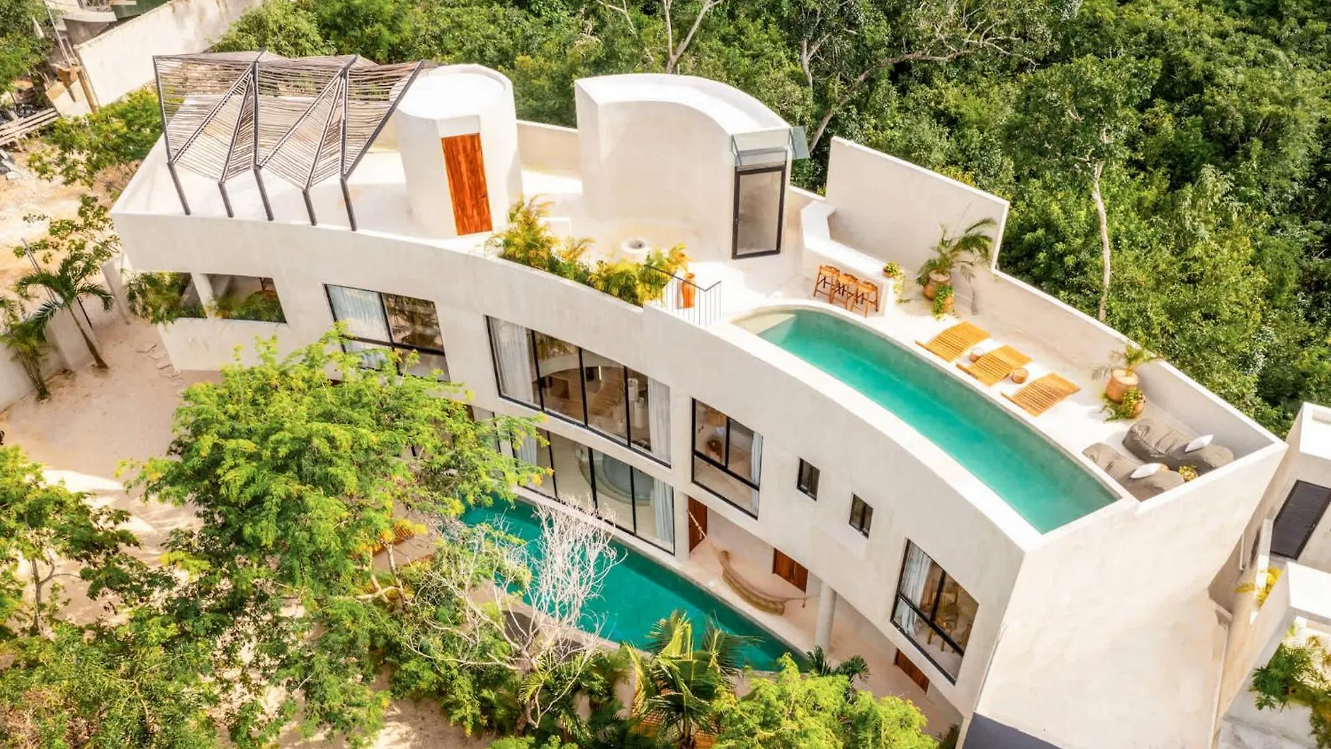 Majestic Jungle Villa With 2 Pools & Rooftop Bbq Tulum